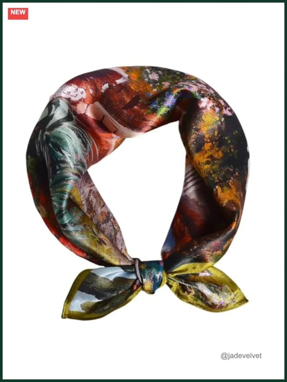 100% Mulberry Silk Neck Scarf 21